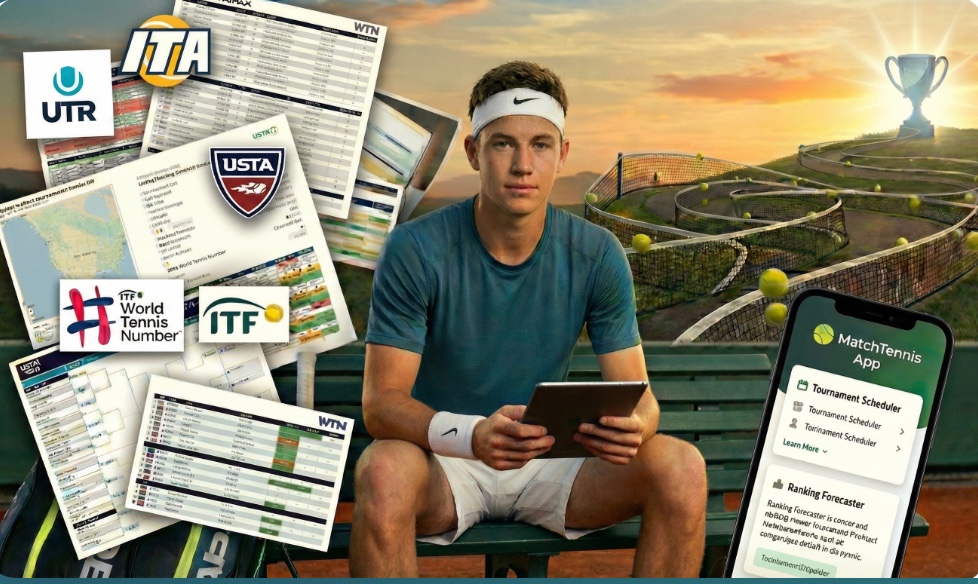 Match Tennis App Tournament Selection